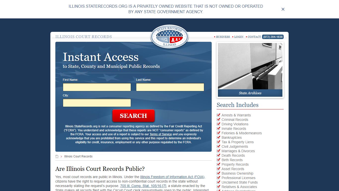 Illinois Court Records | StateRecords.org